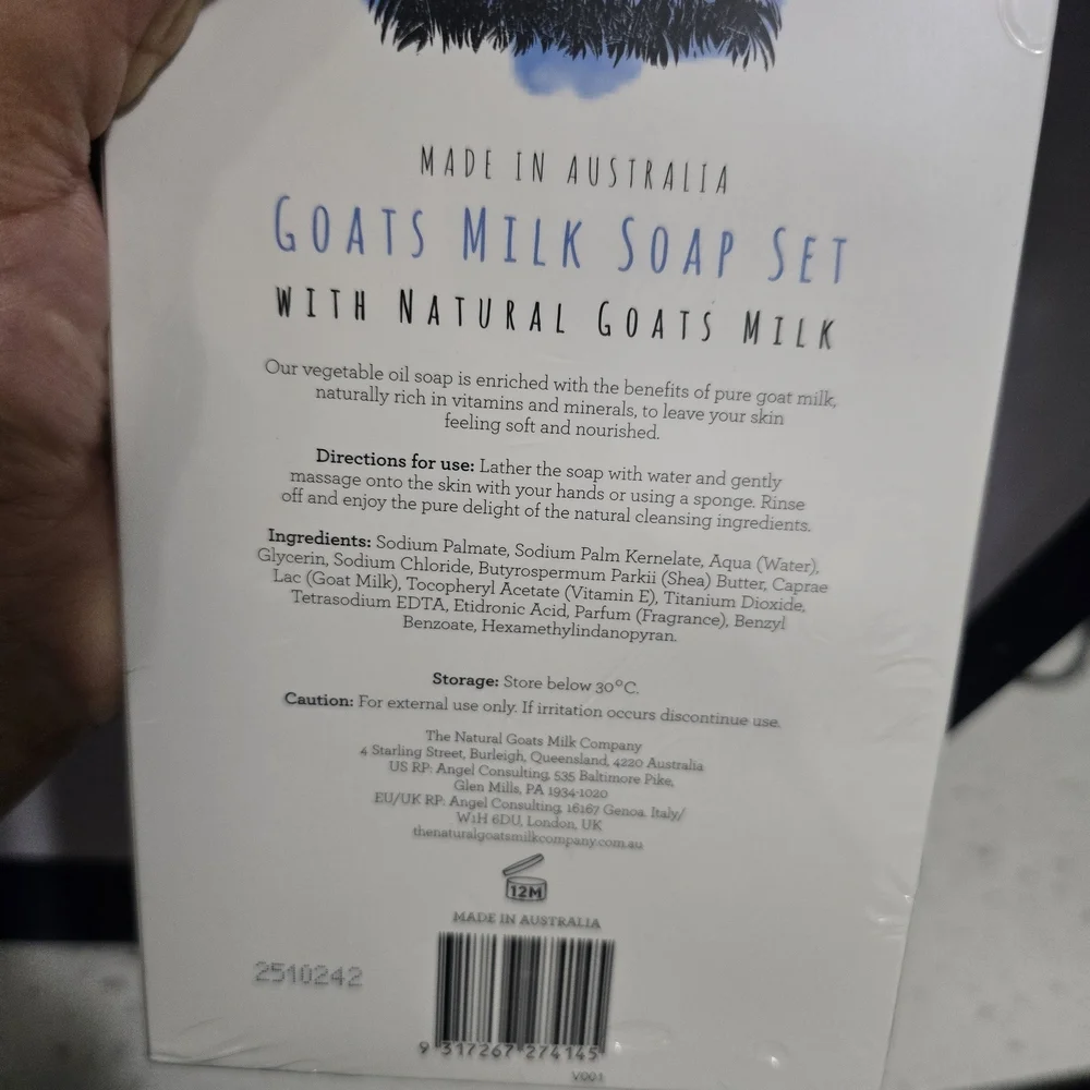 Goats Milk Hand Soap Bar - Cream